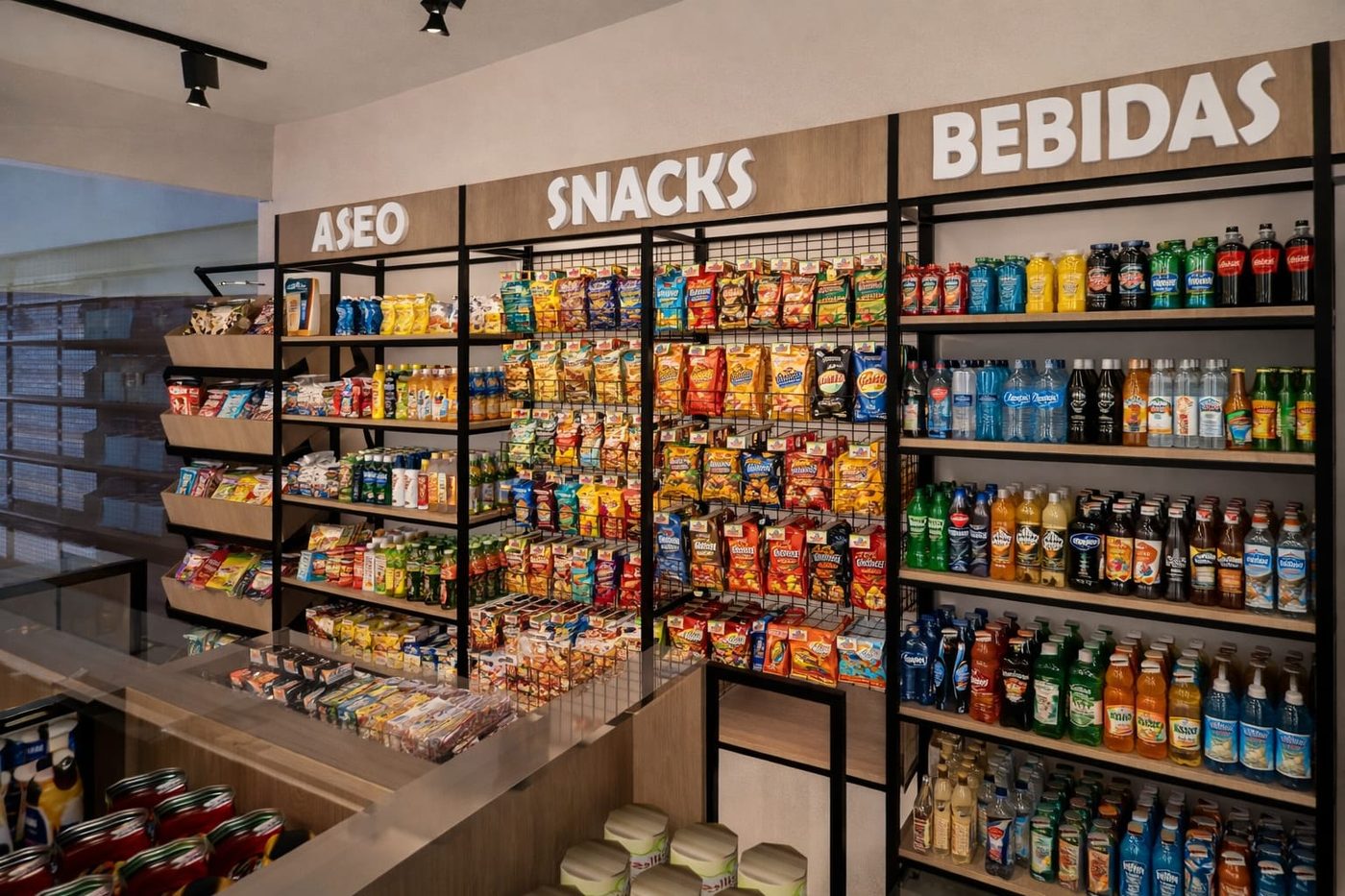 Nova Market — Góndolas y abastecimiento