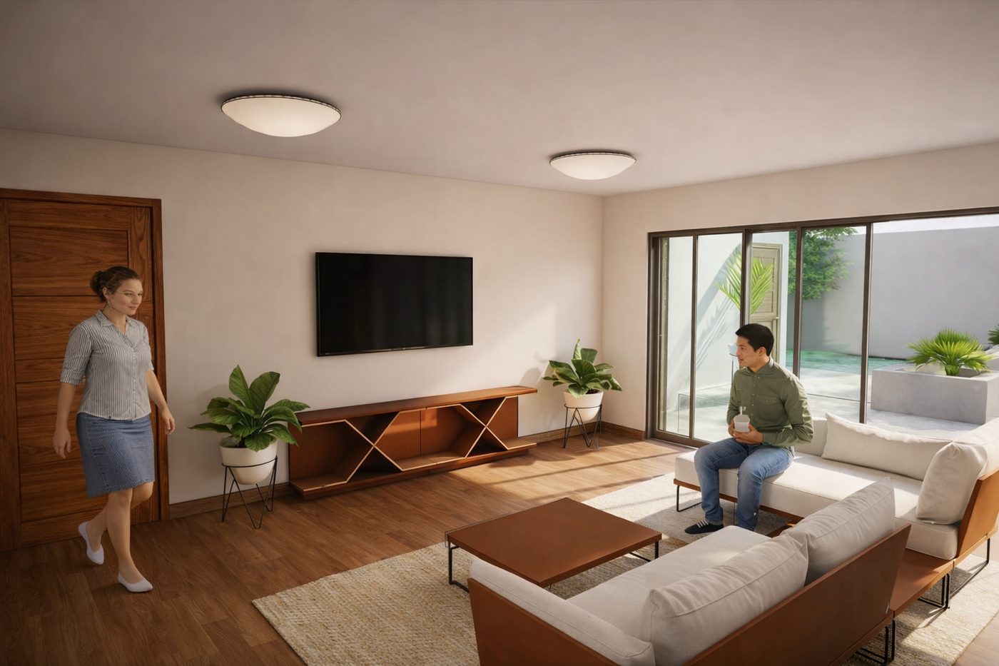 Vivienda unifamiliar — Sala